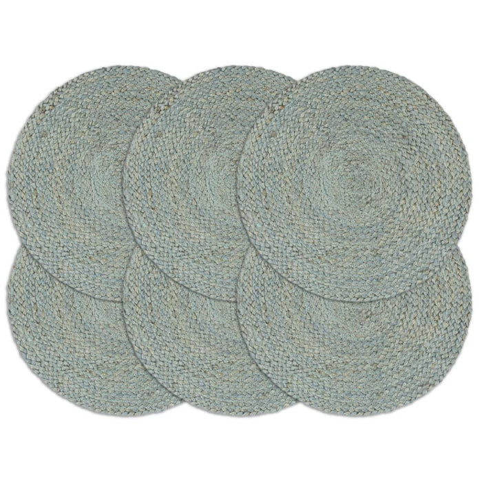 Naproane, 6 buc., verde olive, 38 cm, iută, rotund - WALTI WALTI