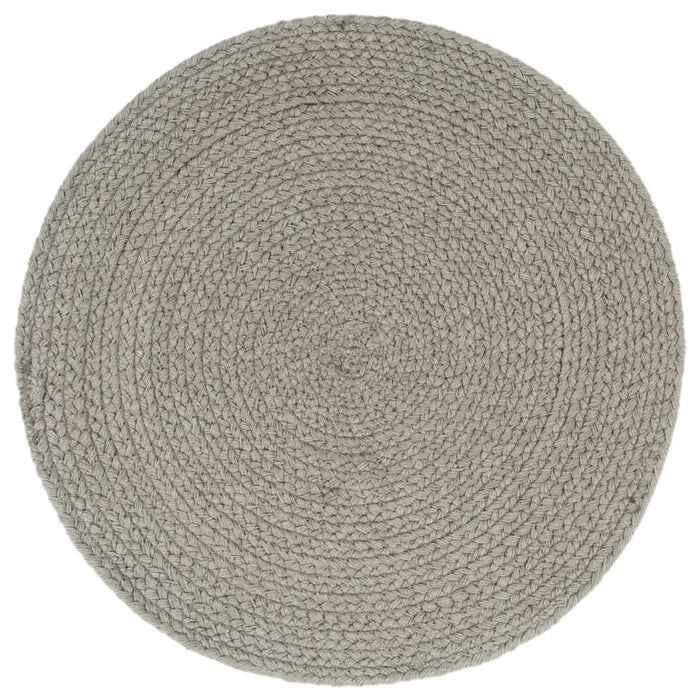Naproane, 4 buc., gri, 38 cm, bumbac, simplu, rotund - WALTI WALTI