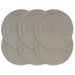 Naproane, 6 buc., gri, 38 cm, bumbac, rotund - WALTI WALTI