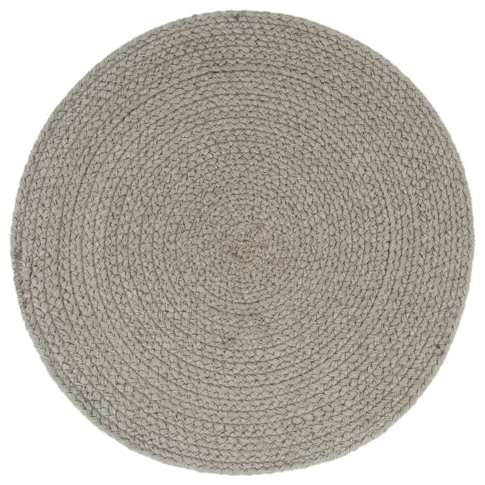 Naproane, 6 buc., gri, 38 cm, bumbac, rotund - WALTI WALTI