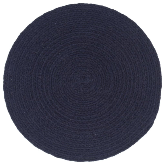 Naproane, 6 buc., bleumarin, 38 cm, bumbac, rotund - WALTI WALTI