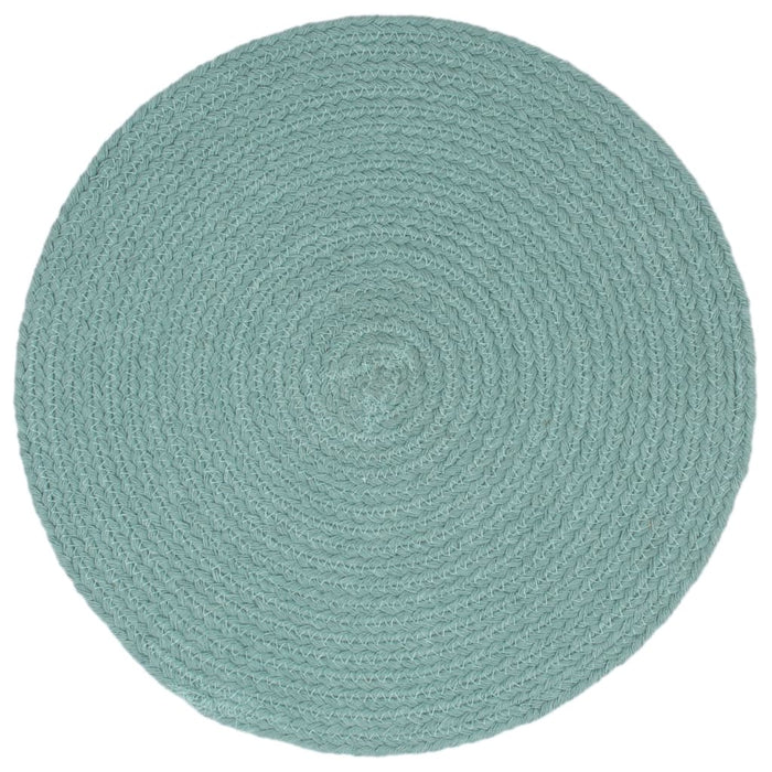 Naproane, 4 buc., verde, 38 cm, bumbac, simplu, rotund WALTI