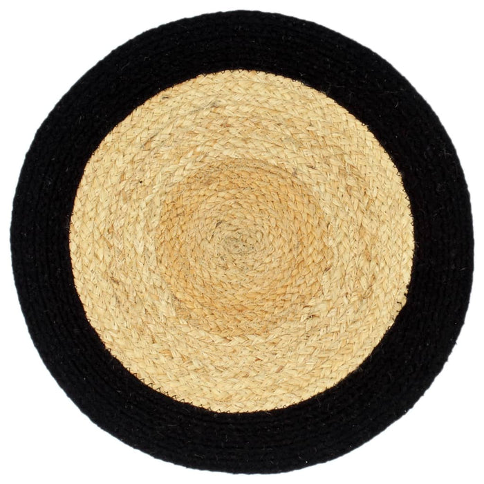 Naproane, 4 buc., natural și negru, 38 cm, iută și bumbac - WALTI WALTI