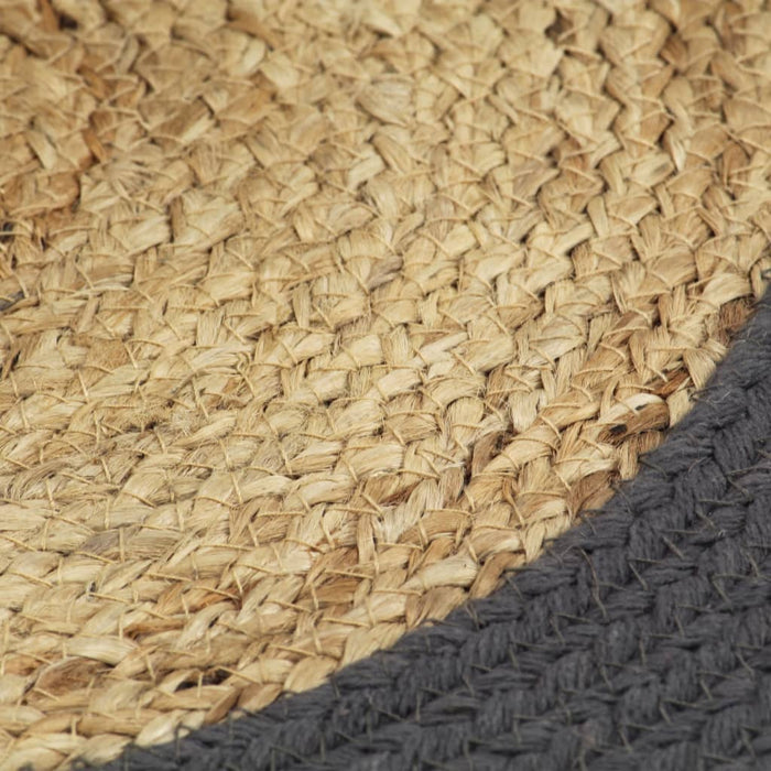 Naproane, 6 buc., natural și antracit, 38 cm, iută și bumbac - WALTI WALTI