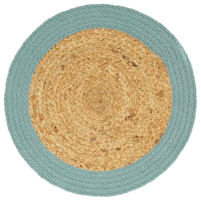 Naproane, 4 buc., natural și verde, 38 cm, iută și bumbac WALTI