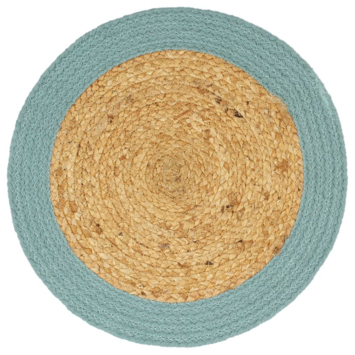 Naproane, 6 buc., natural și verde, 38 cm, iută și bumbac - WALTI WALTI