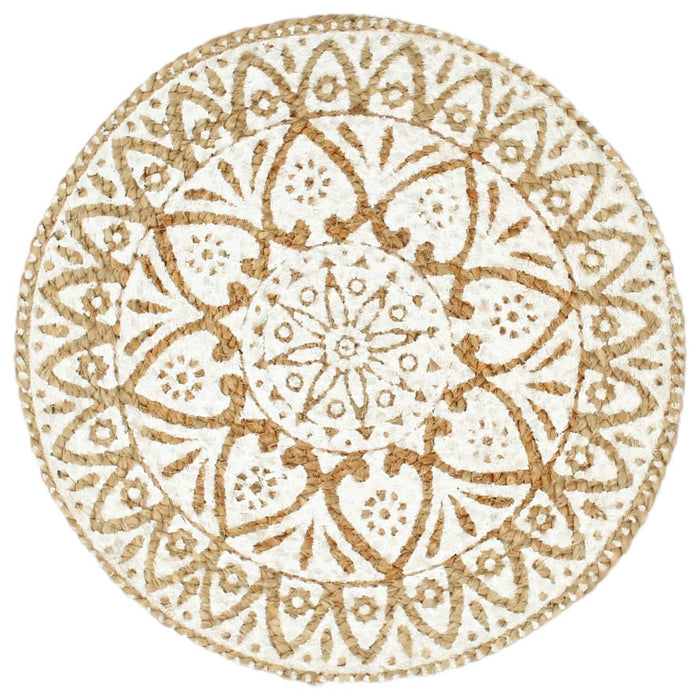 Naproane, 6 buc., alb, 38 cm, iută, rotund - WALTI WALTI