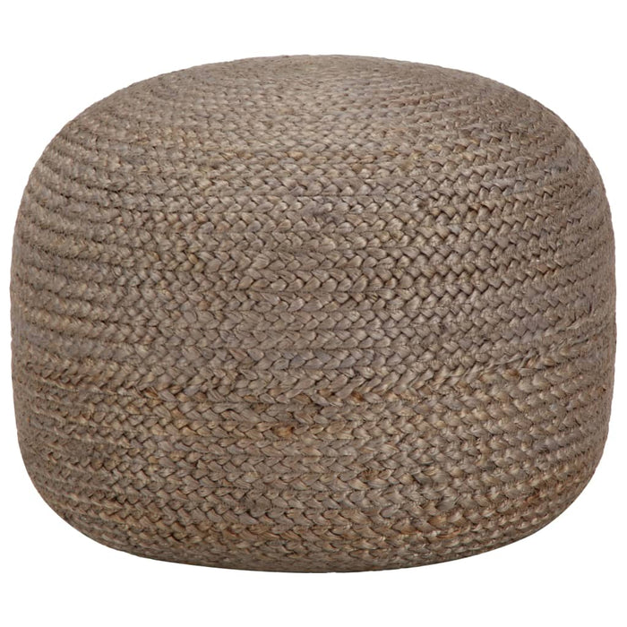 Taburet lucrat manual, gri deschis, 45 x 30 cm, iută - WALTI WALTI