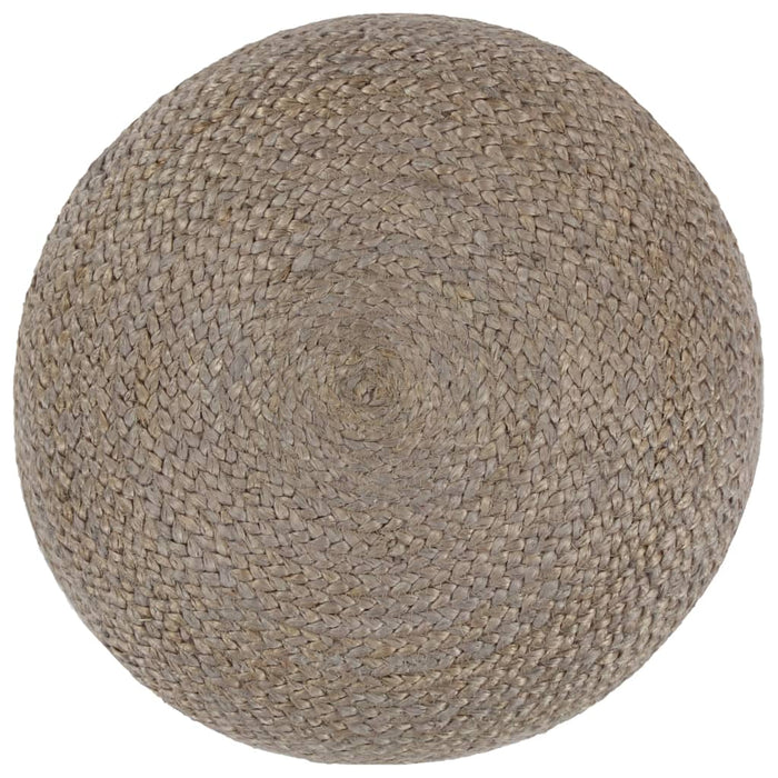 Taburet lucrat manual, gri deschis, 45 x 30 cm, iută - WALTI WALTI