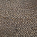 Taburet lucrat manual, gri deschis, 45 x 30 cm, iută - WALTI WALTI