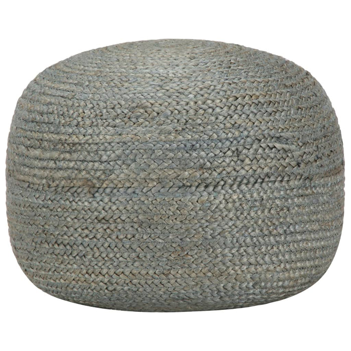 Taburet lucrat manual, verde olive, 45x30 cm, iută - WALTI WALTI