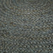Taburet lucrat manual, verde olive, 45x30 cm, iută - WALTI WALTI