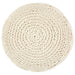 Taburet puf macrame lucrat manual, 45 x 30 cm, bumbac - WALTI WALTI