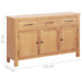 Bufet Maro 112 x 33.5 x 70 cm Lemn de stejar masiv - WALTI WALTI