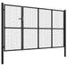 Poartă de grădină din oțel 350x150 cm antracit - WALTI WALTI