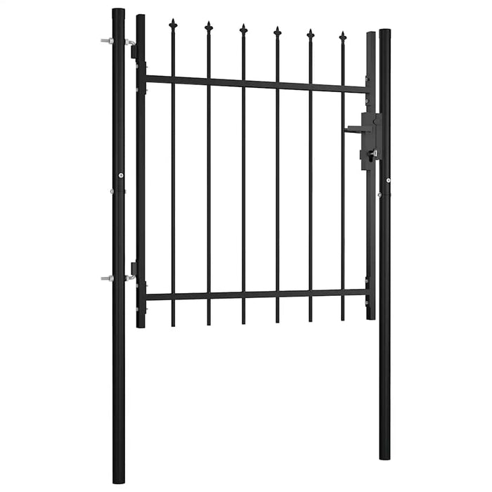 Poartă de gard pentru ușă BOXTEL cu vârf tip suliță 100x75 cm WALTI