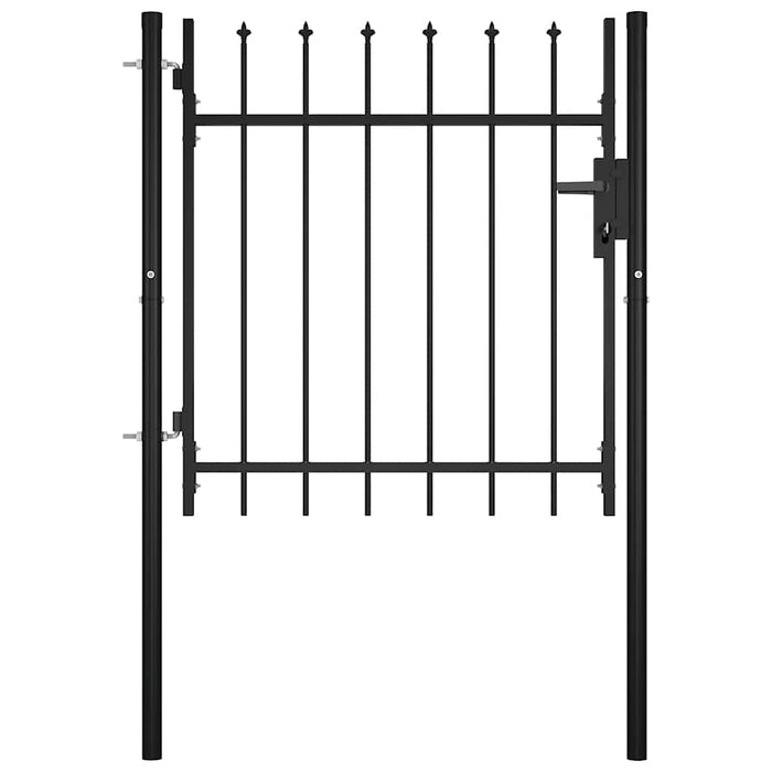 Poartă de gard pentru ușă BOXTEL cu vârf tip suliță 100x75 cm WALTI