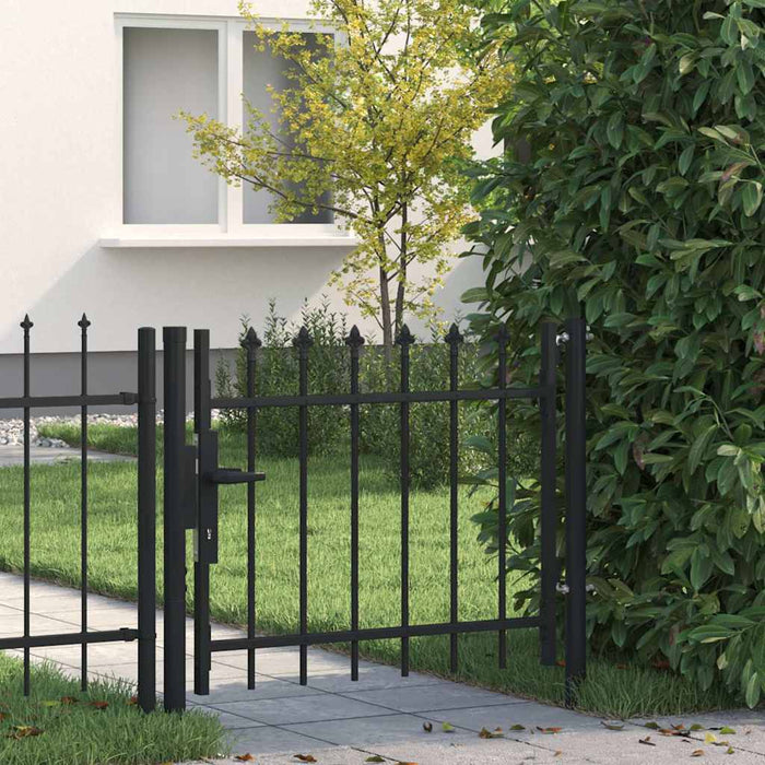 Poartă de gard pentru ușă BOXTEL cu vârf tip suliță 100x75 cm WALTI