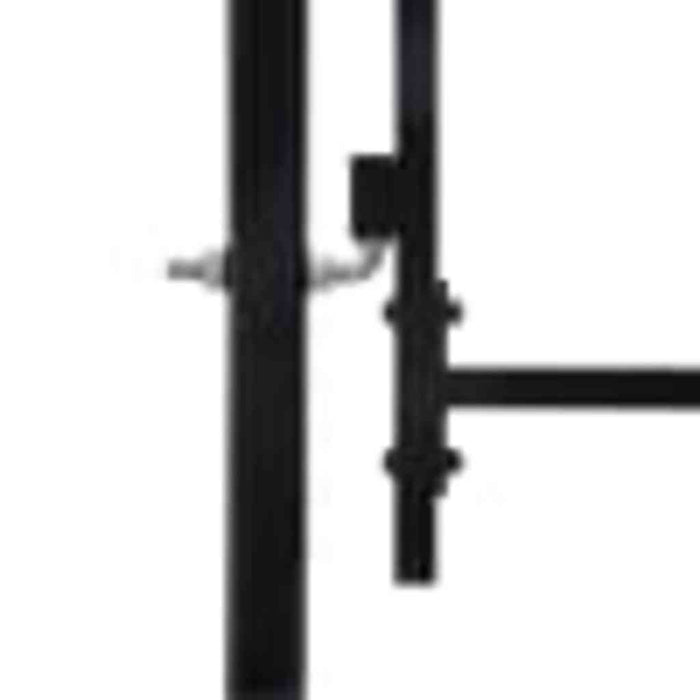 Poartă de gard cu ușă dublă Woerden cu vârf tip suliță 299,5x149,5 cm WALTI