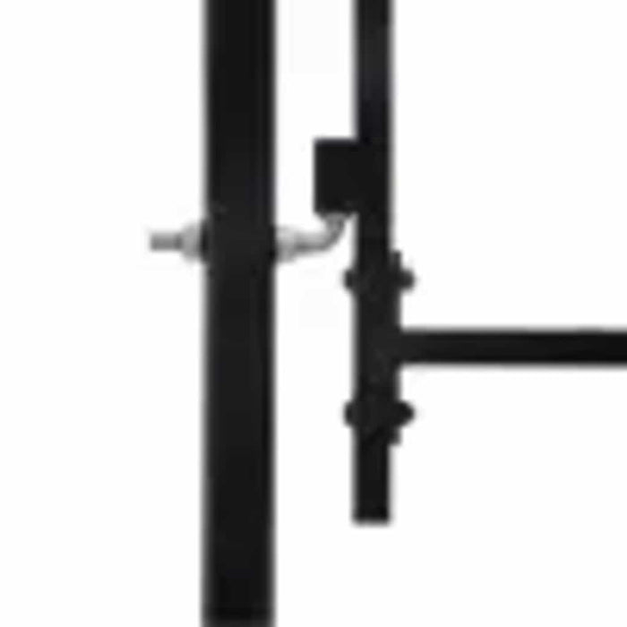 Poartă de gard cu ușă dublă Woerden cu vârf tip suliță 400x149,5 cm WALTI