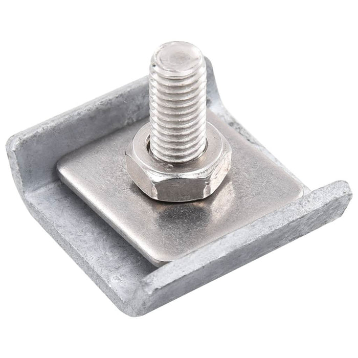 Conector grilaj din plasă, argintiu, 25 seturi - WALTI WALTI
