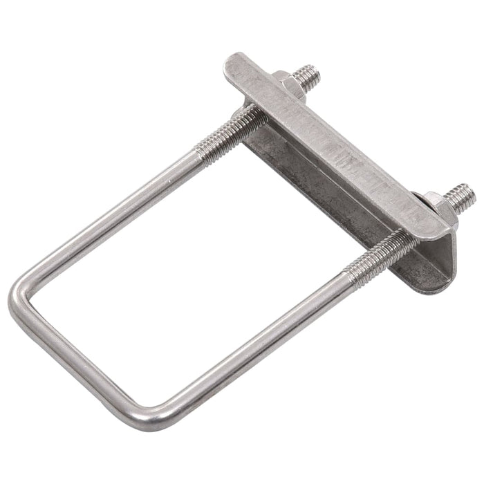 Clemă de prindere tip U pentru stâlp gard, 60x40 mm, 25 seturi - WALTI WALTI