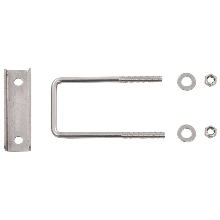 Clemă de prindere tip U pentru stâlp gard, 60x40 mm, 25 seturi - WALTI WALTI
