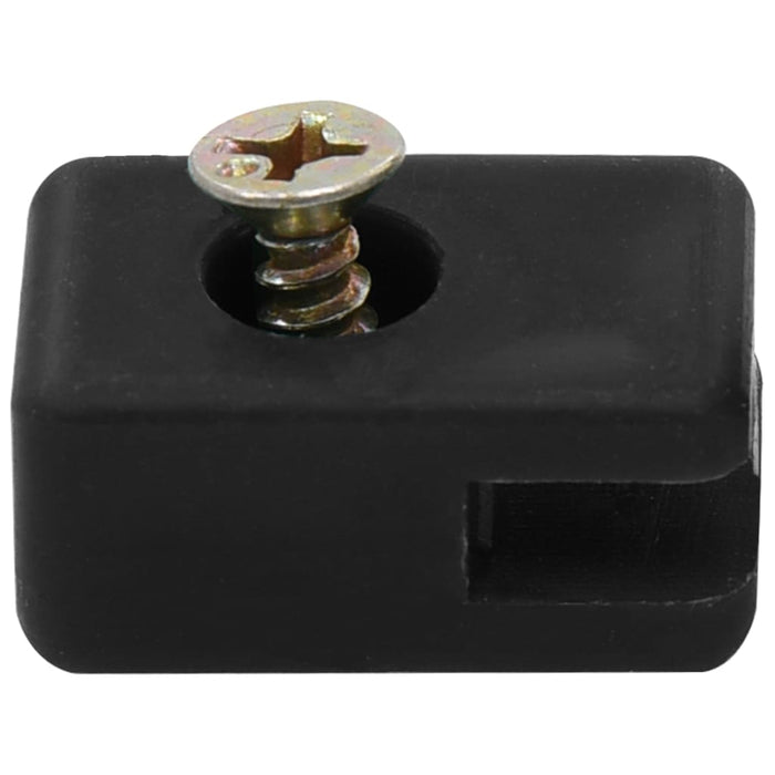 Suport de sârmă gard de grădină cu șurub, antracit, 100 seturi - WALTI WALTI