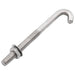 Șurub de fixare tip J cu piuliță și șaibă, M8x100 mm, 25 seturi - WALTI WALTI