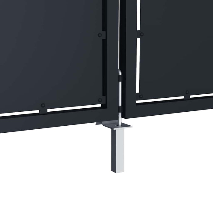 Poartă de grădină din oțel 350x200 cm antracit WALTI