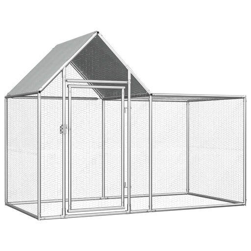 Coteț pentru păsări, 2 x 1 x 1,5 m, oțel galvanizat - WALTI WALTI