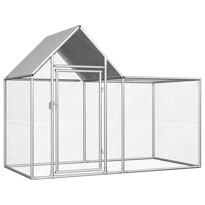 Coteț pentru păsări, 2 x 1 x 1,5 m, oțel galvanizat - WALTI WALTI