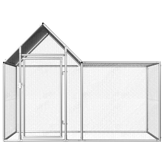 Coteț pentru păsări, 2 x 1 x 1,5 m, oțel galvanizat - WALTI WALTI