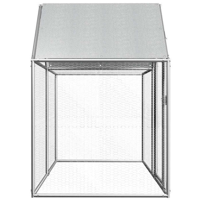 Coteț pentru păsări, 2 x 1 x 1,5 m, oțel galvanizat - WALTI WALTI
