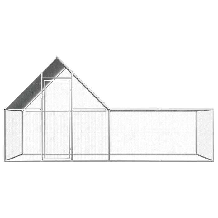 Coteț pentru păsări, 4 x 2 x 2 m, oțel galvanizat - WALTI WALTI