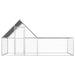 Coteț pentru păsări, 4 x 2 x 2 m, oțel galvanizat - WALTI WALTI