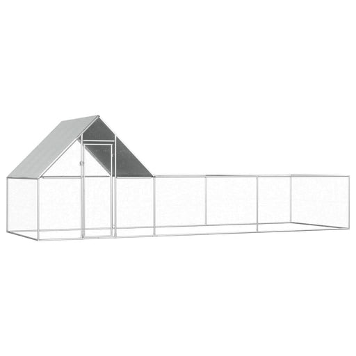 Coteț pentru păsări, 6 x 2 x 2 m, oțel galvanizat - WALTI WALTI