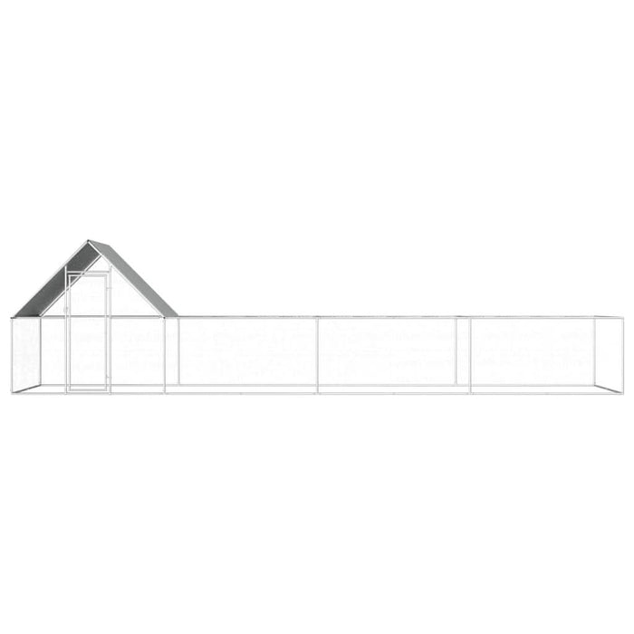 Coteț pentru păsări, 8 x 2 x 2 m, oțel galvanizat - WALTI WALTI