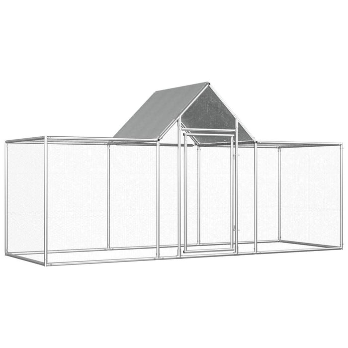 Coteț pentru păsări, 3 x 1 x 1,5 m, oțel galvanizat - WALTI WALTI