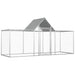 Coteț pentru păsări, 3 x 1 x 1,5 m, oțel galvanizat - WALTI WALTI