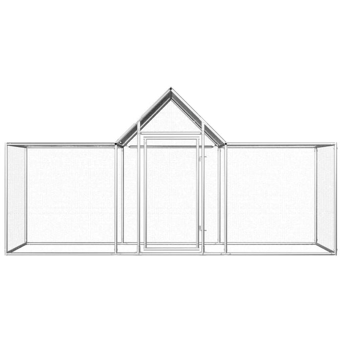 Coteț pentru păsări, 3 x 1 x 1,5 m, oțel galvanizat - WALTI WALTI