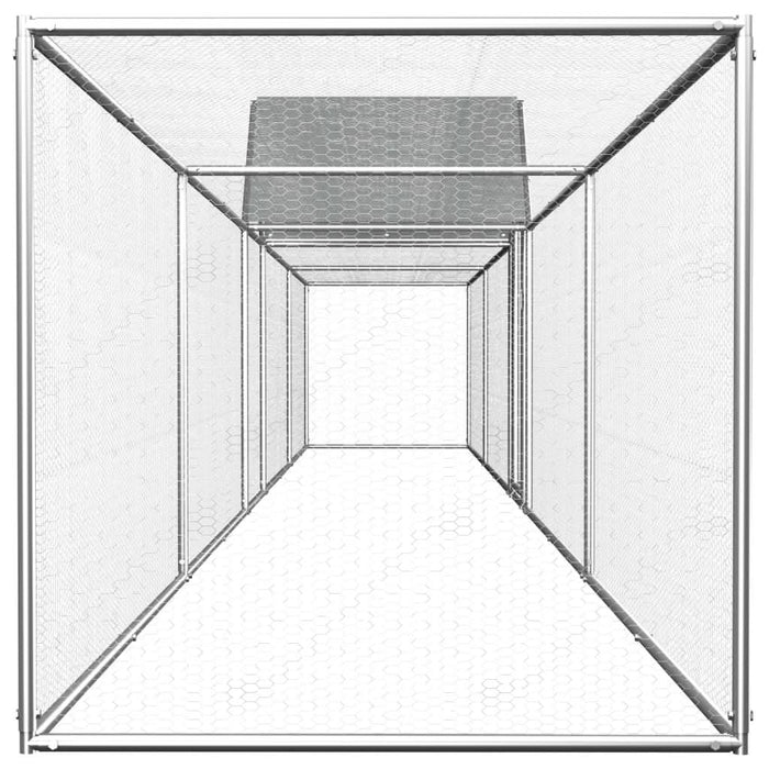 Coteț pentru păsări, 9 x 1 x 1,5 m, oțel galvanizat - WALTI WALTI