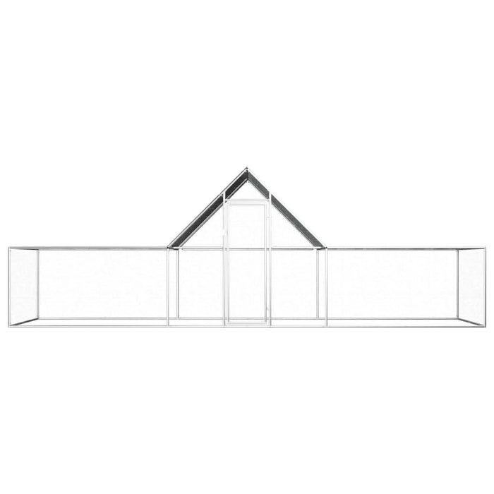 Coteț pentru păsări, 6 x 2 x 2 m, oțel galvanizat - WALTI WALTI