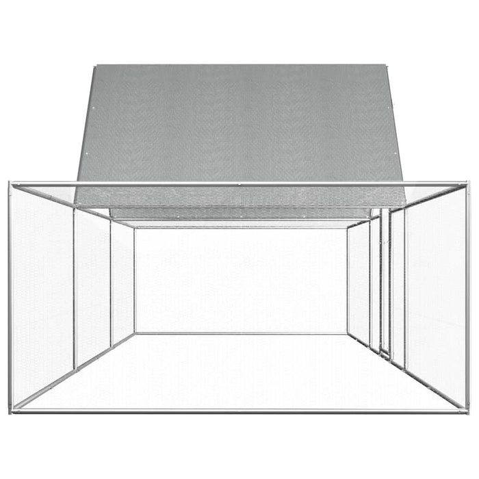Coteț pentru păsări, 6 x 2 x 2 m, oțel galvanizat - WALTI WALTI