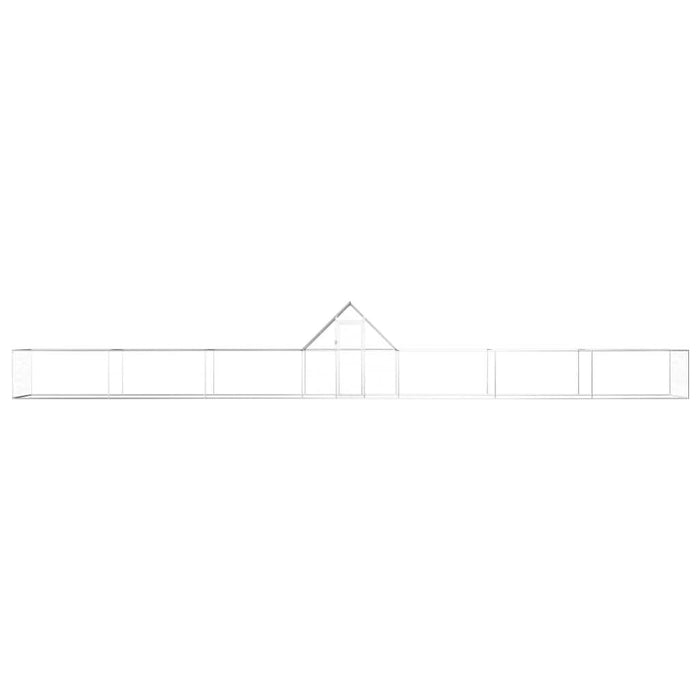 Coteț pentru păsări, 14 x 2 x 2 m, oțel galvanizat - WALTI WALTI