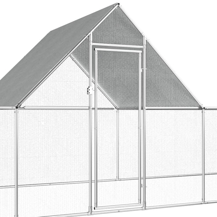 Coteț pentru păsări, 14 x 2 x 2 m, oțel galvanizat - WALTI WALTI