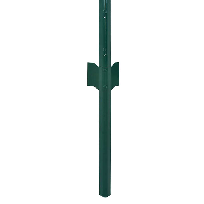 Gard din plasă de sârmă cu stâlpi, verde, 25 x 1,5 m, oțel WALTI