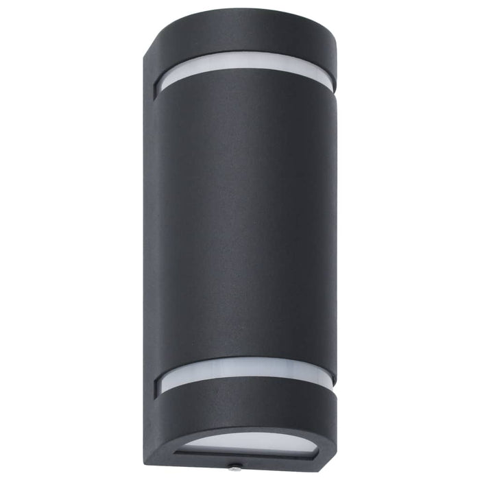 Lămpi de perete pentru exterior 2 buc. negru 35 W semirotund - WALTI WALTI