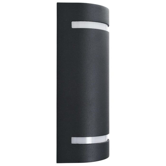 Lămpi de perete pentru exterior 2 buc. negru 35 W semirotund - WALTI WALTI