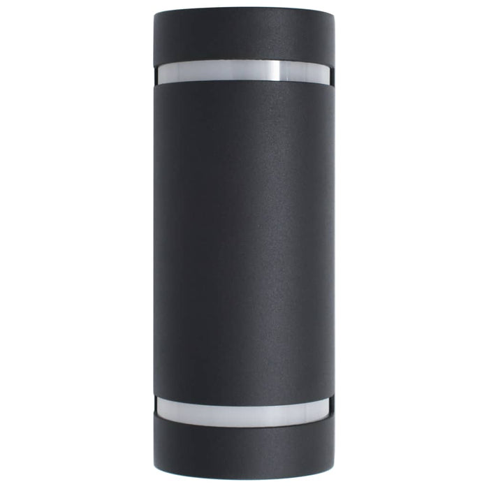 Lămpi de perete pentru exterior 2 buc. negru 35 W semirotund - WALTI WALTI